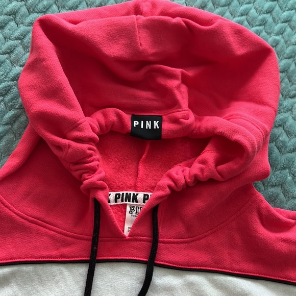 Victoria's Secret pink stylish hoodie.Size medium. - Picture 2 of 3
